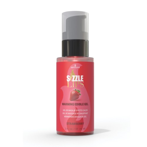 Sizzle Lips Warming Gel Strawberry Flavor