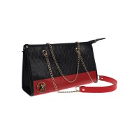 Shots Ouch! Milan Collection Bondage Kit with Bag Black/Red