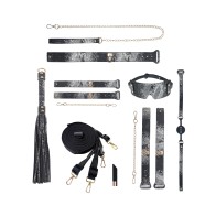 Shots Ouch! Florence Collection Bondage Kit with Bag Black