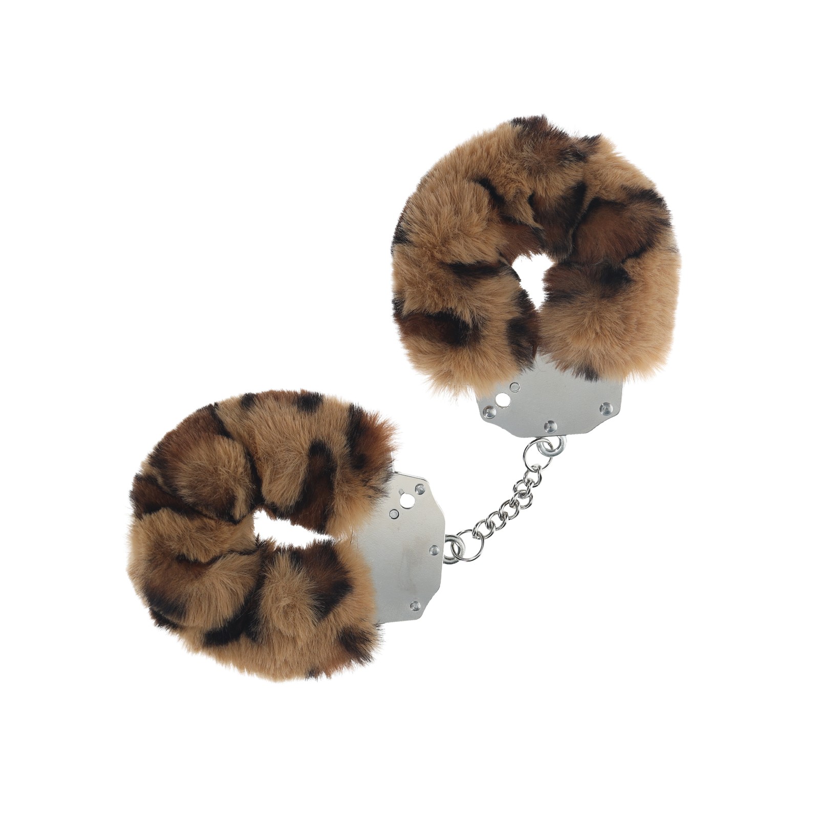 Shots Ouch Heavy-duty Leopard Fluffy Handcuffs