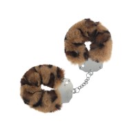 Shots Ouch Heavy-duty Leopard Fluffy Handcuffs