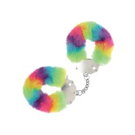 Shots Ouch! Rainbow Fluffy Handcuffs