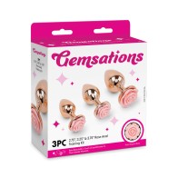 Gemsations 3-Piece Anal Training Set for Beginners