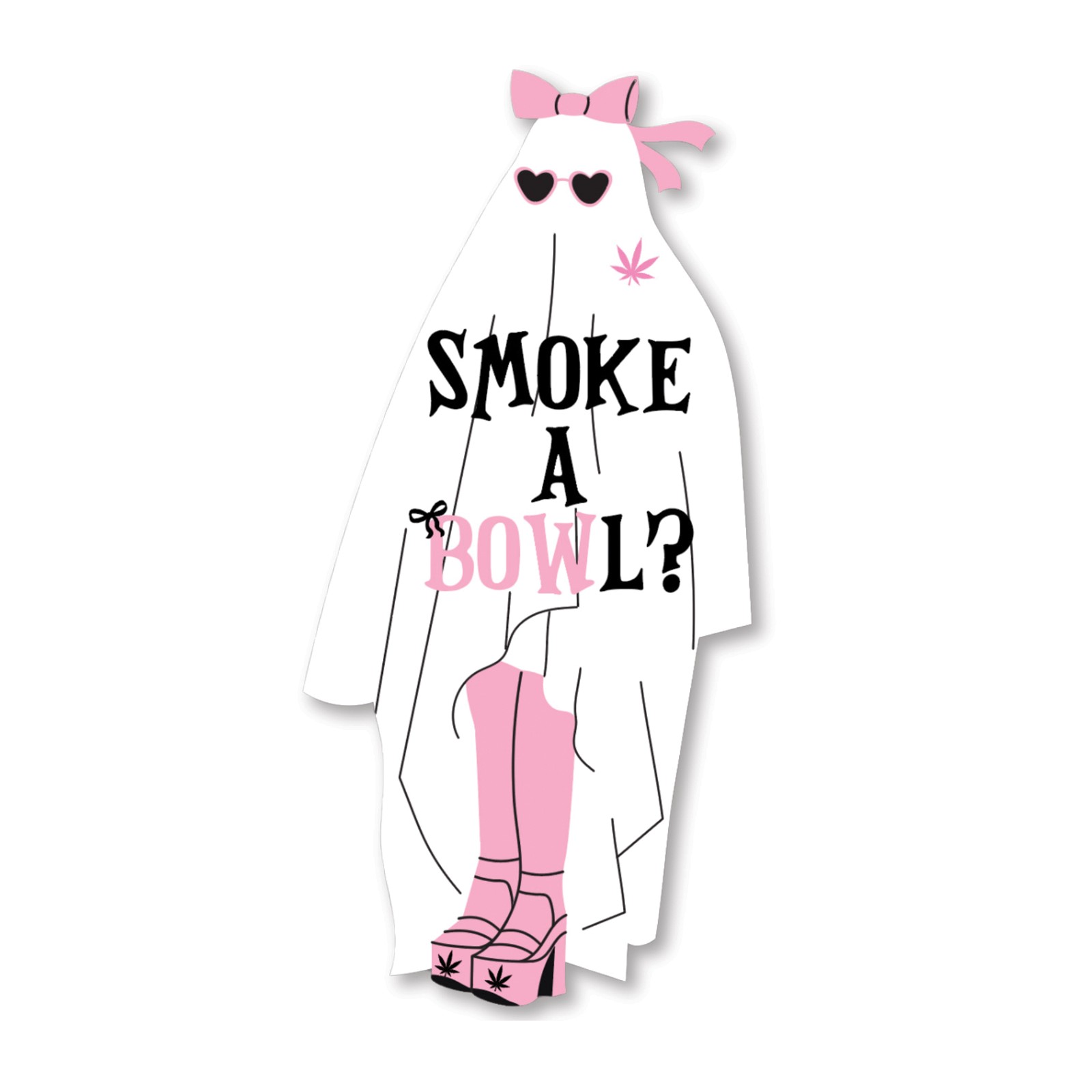 Halloween Smoke Bowl Sticker - Pack of 3