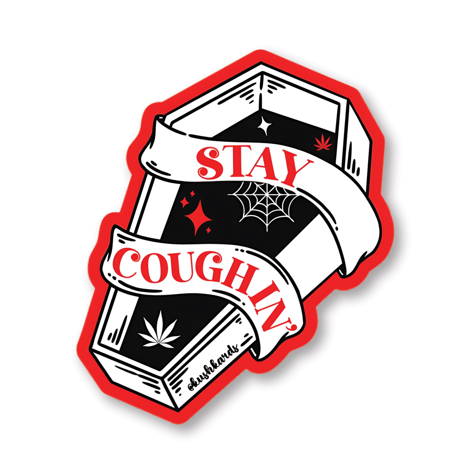 Halloween Stay Coughin Sticker Pack of 3