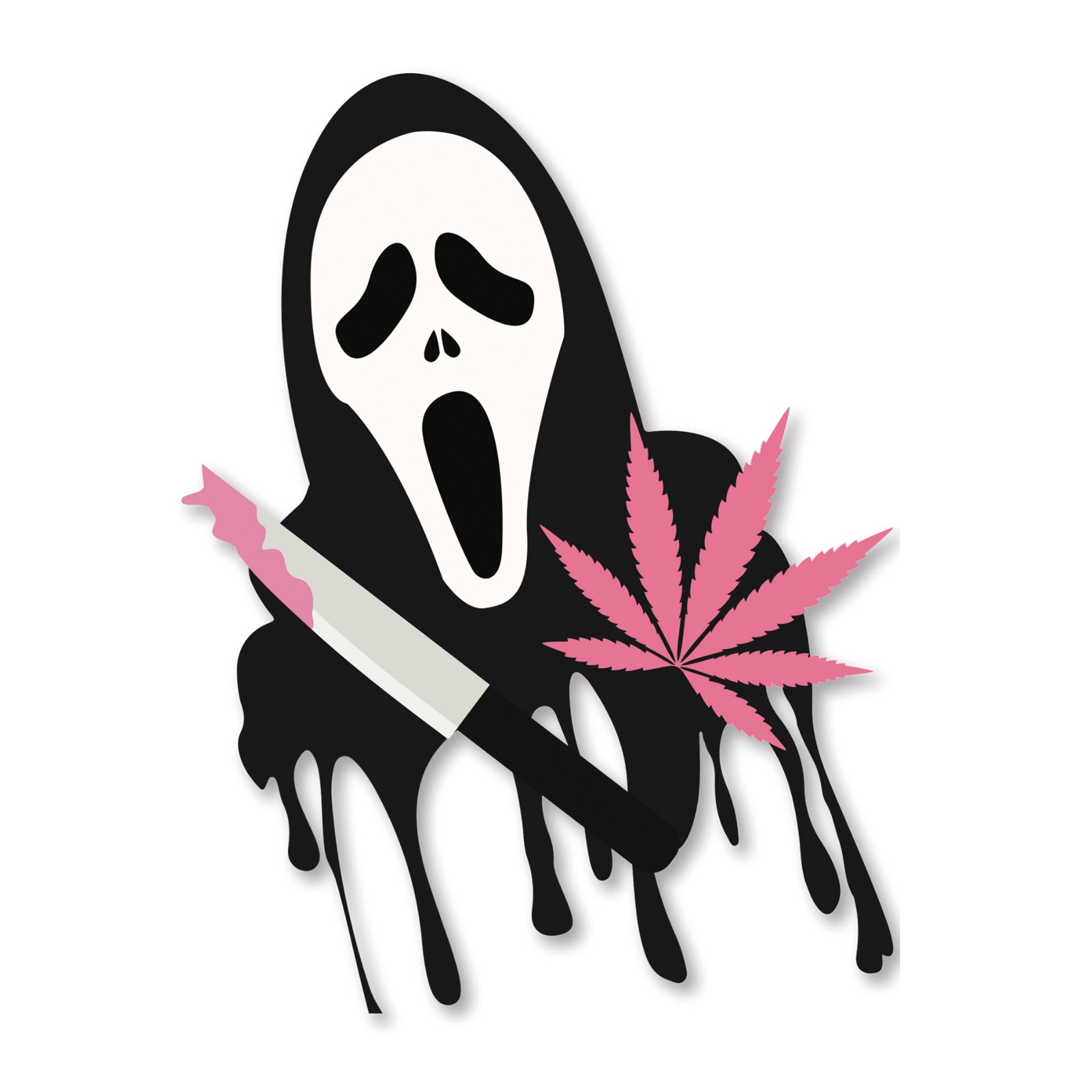 Calcomanías Halloween GhostFace Pack de 3