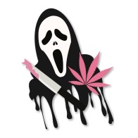 Calcomanías Halloween GhostFace Pack de 3