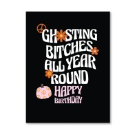 Halloween Ghosting Birthday Card