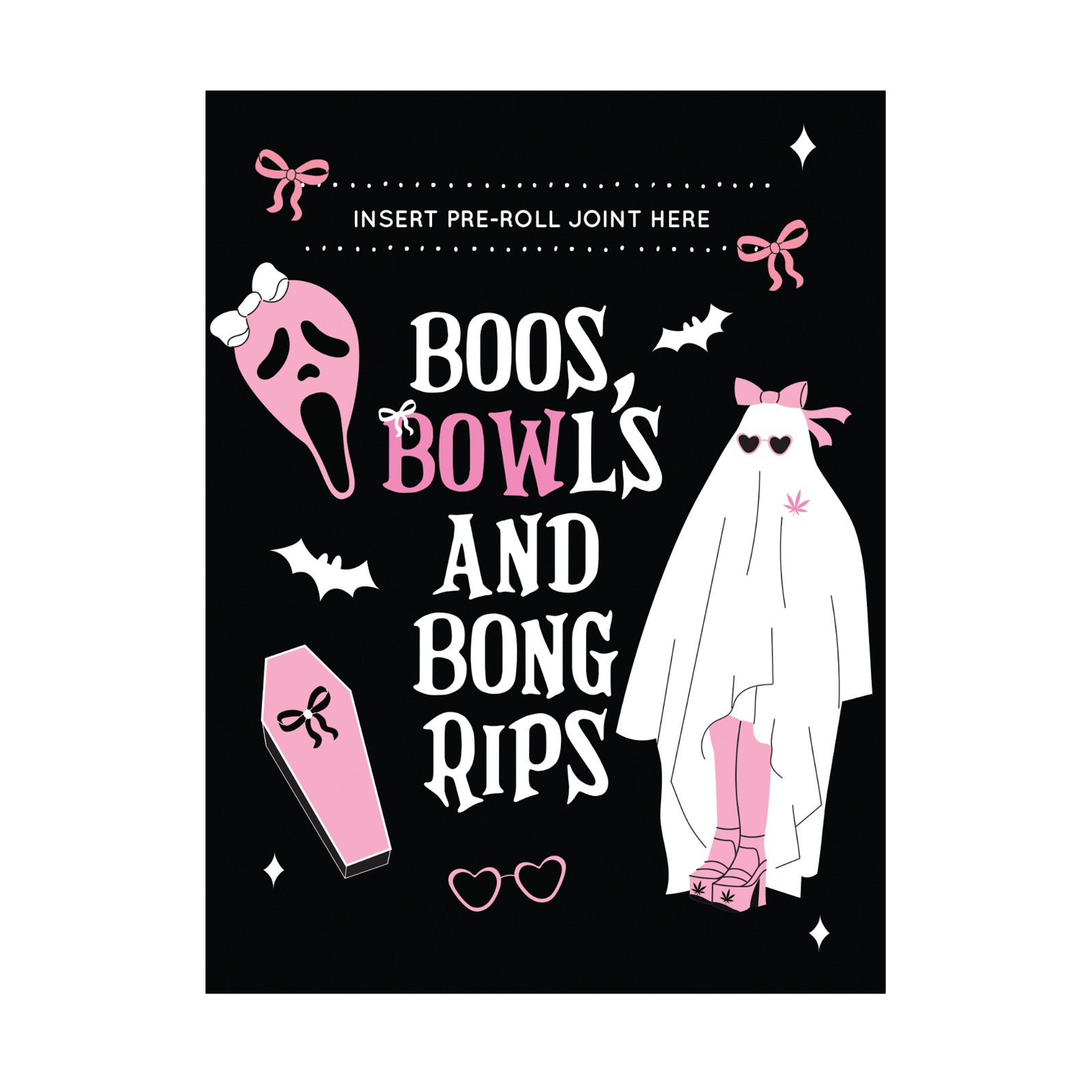 Halloween Boo's Greeting Card Matchbook