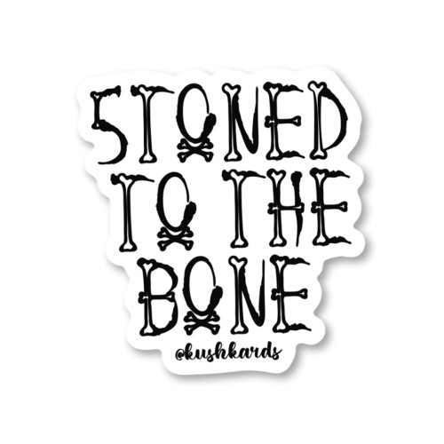 Pack de Stickers Halloween Stoned to the Bone