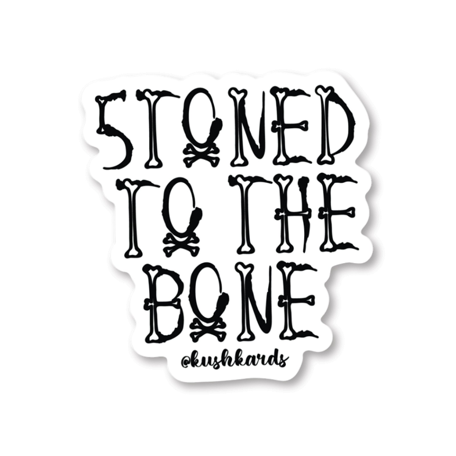 Pack de Stickers Halloween Stoned to the Bone