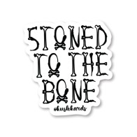 Pack de Stickers Halloween Stoned to the Bone