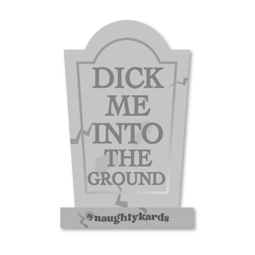 Pegatinas de Halloween Dick In Ground - Paquete de 3 para Decoración Divertida