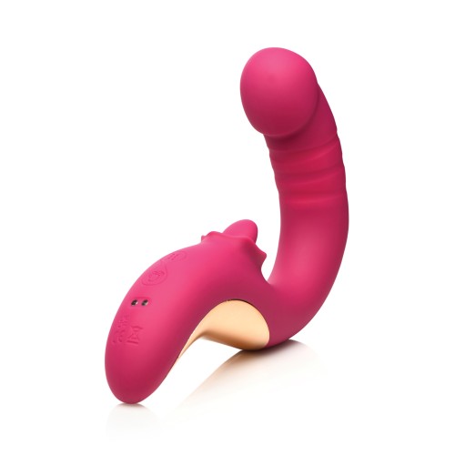 Lickgasm Vibrador de Lamer y Empujar para Placer Supremo