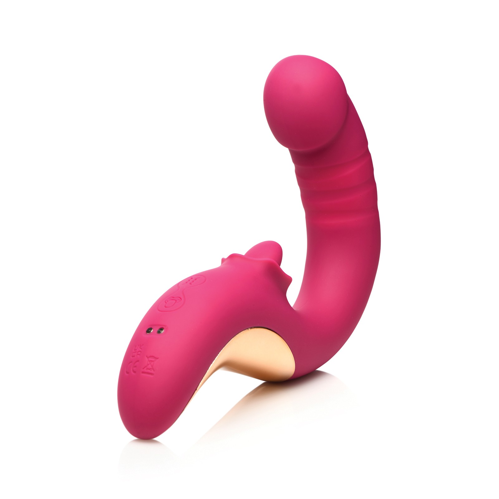 Lickgasm Vibrador de Lamer y Empujar para Placer Supremo