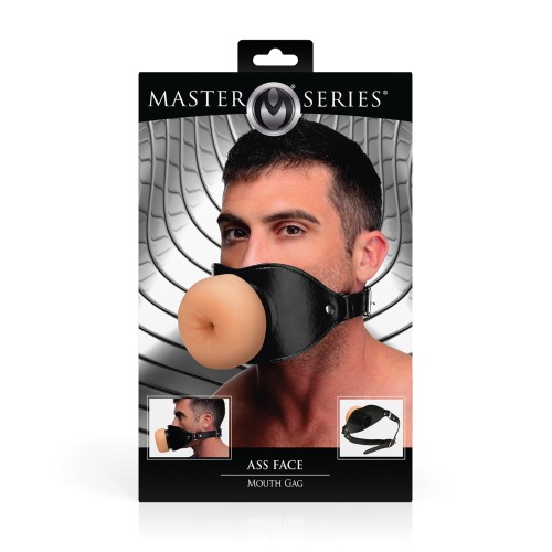 Gag Master Series Ass Face Claro Negro