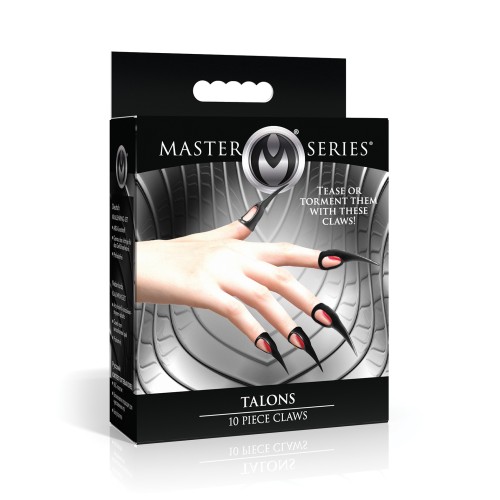 Master Series Talons Anillos de Juego de Sensación - Set de 10 pcs, Negro