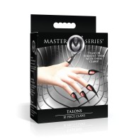 Master Series Talons Anillos de Juego de Sensación - Set de 10 pcs, Negro