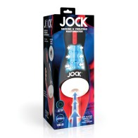 Curve Toys Jock Sucking & Vibrating Masturbator Black/Red