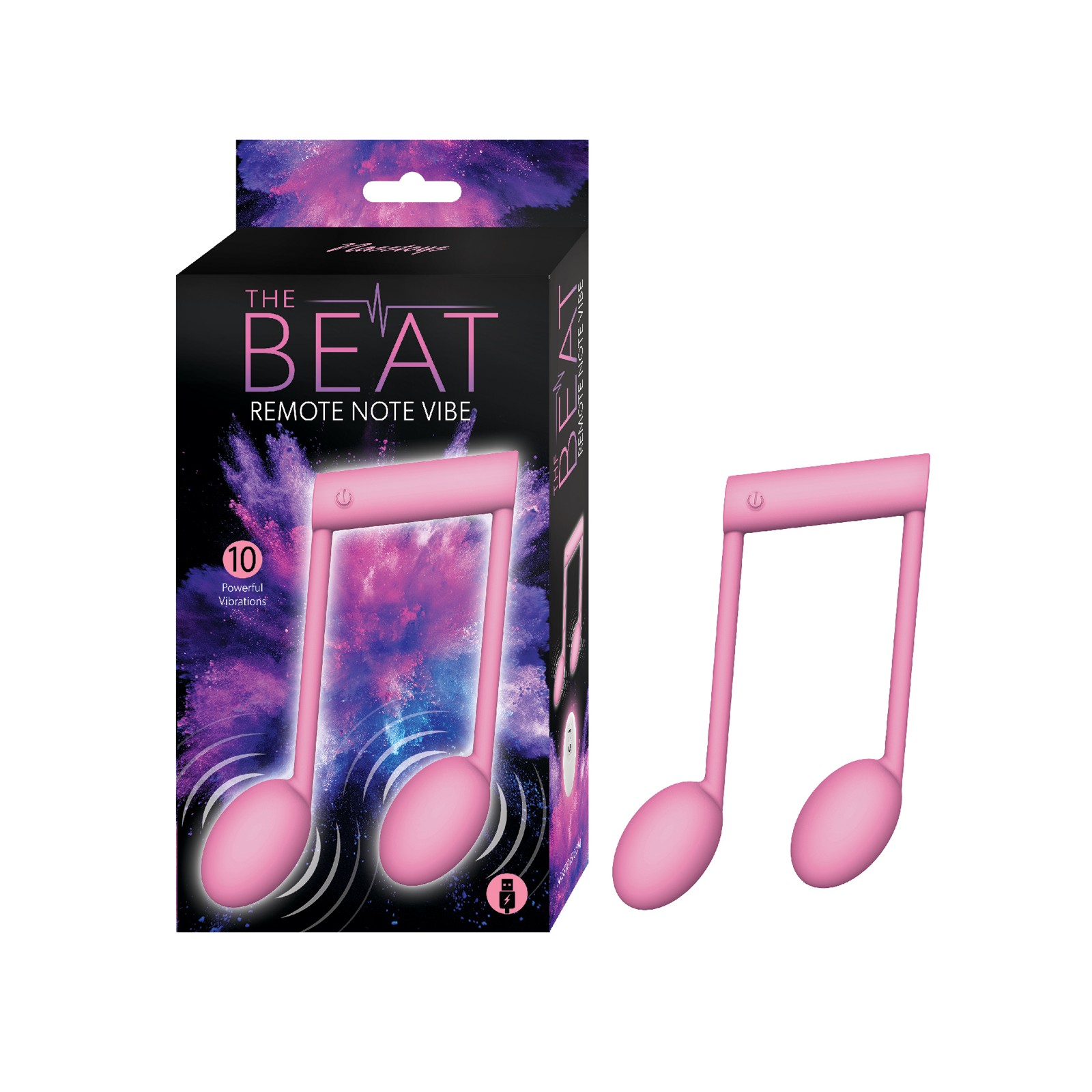 The Beat Remote Note Vibe - Pink Toy for Adults