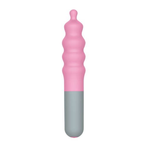 Rock Candy Bubble Gusher Stimulator - Pink/Grey