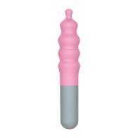 Estimulador Rock Candy Bubble Gusher - Rosa/Gris