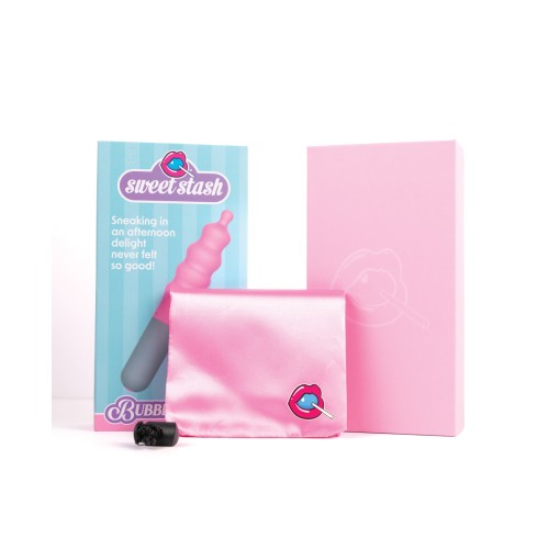 Rock Candy Bubble Gusher Stimulator - Pink/Grey