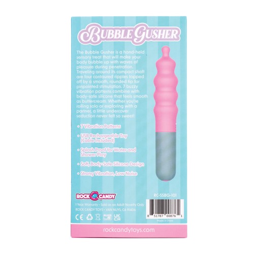 Rock Candy Bubble Gusher Stimulator - Pink/Grey