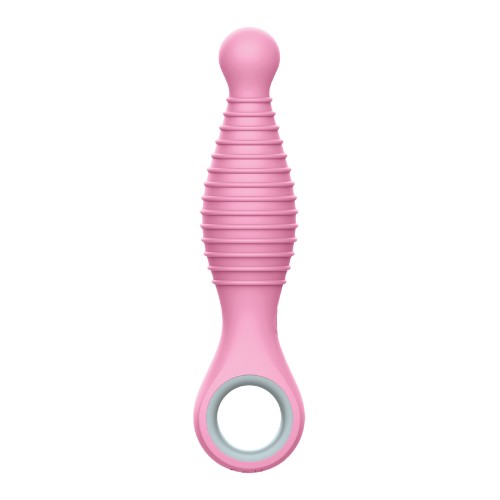 Vibrador Anal Tapered Rock Candy Sweet Cheeks - Rosa