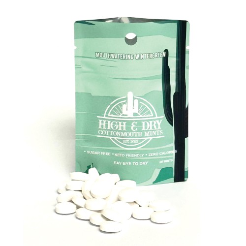 High & Dry Cottonmouth Mints for Relief