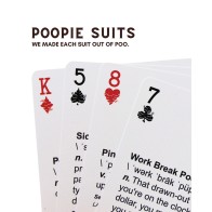 52 Deuces Poop Themed Playing Cards