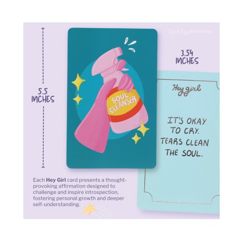 Hey Girl Empowering Affirmation Card Deck