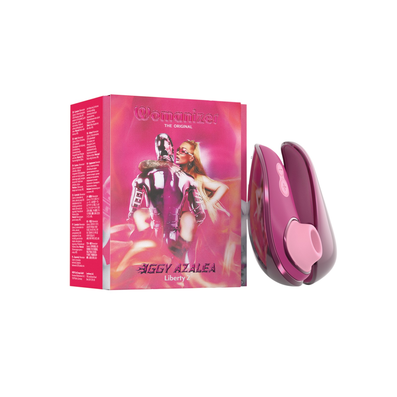 Womanizer Liberty 2 Iggy Azalea Special Edition Metal Pink - Travel Pleasure