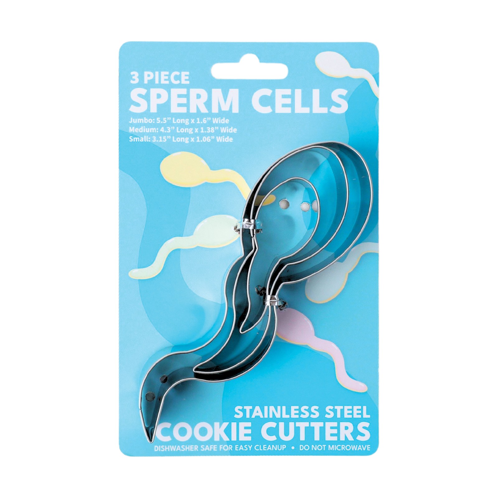 Spermtastic Cookie Cutter Set - 3 pc