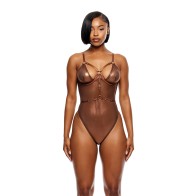 Liquid Metal Metallic Mesh Teddy - Copper LG