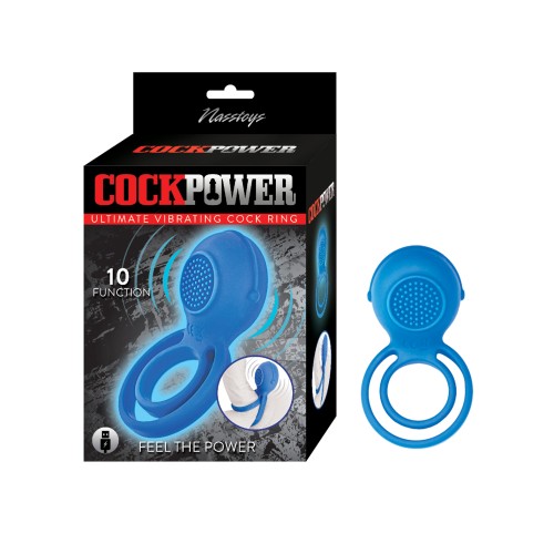 Cockpower Ultimate Vibrating Cock Ring Blue