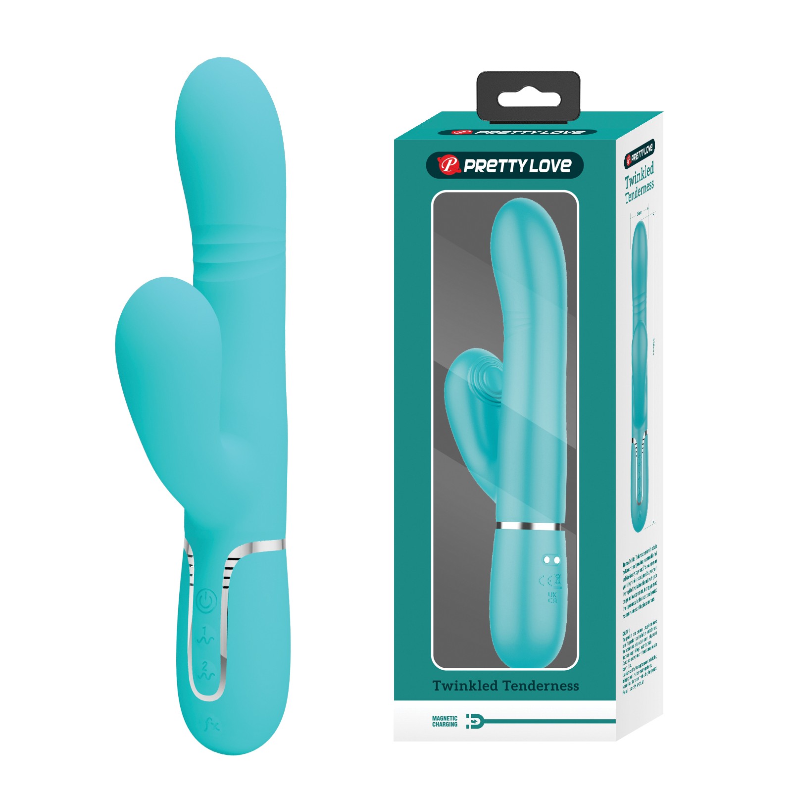 Pretty Love Mariana 4 en 1 Vibrador Rabbit Aqua