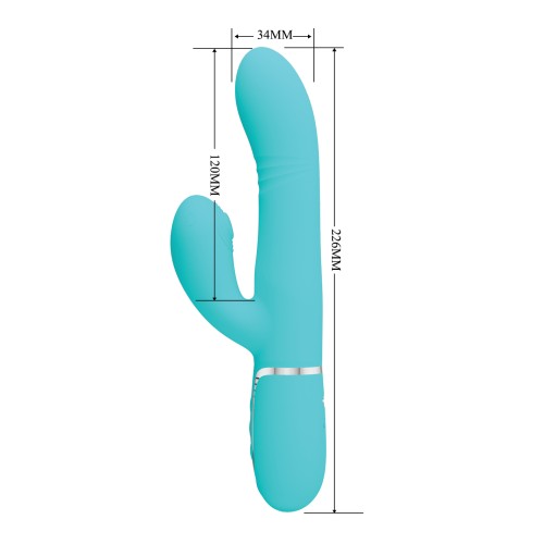 Pretty Love Mariana 4 en 1 Vibrador Rabbit Aqua