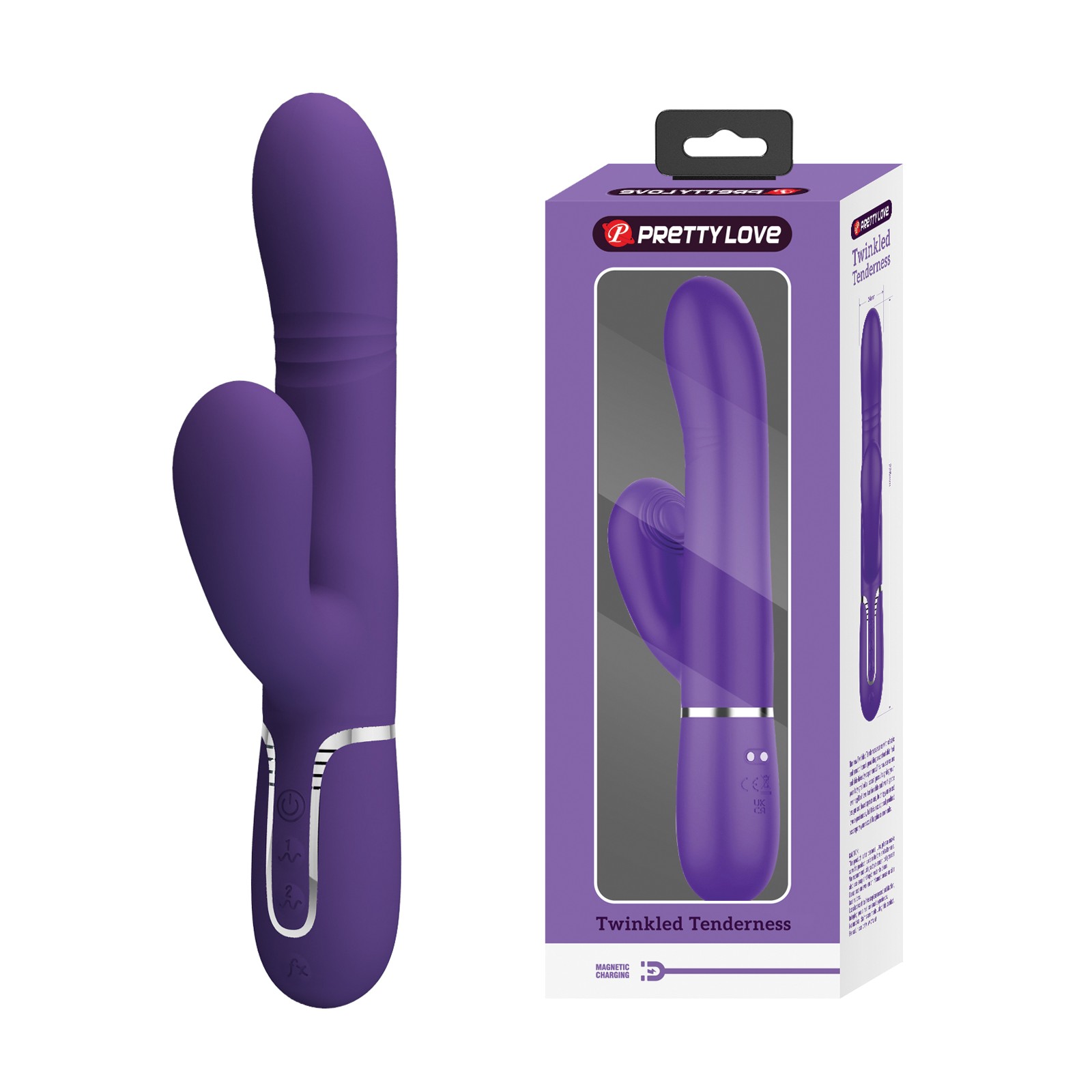 Vibrador con Conejito Pretty Love Mariana 4 en 1