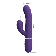 Vibrador con Conejito Pretty Love Mariana 4 en 1