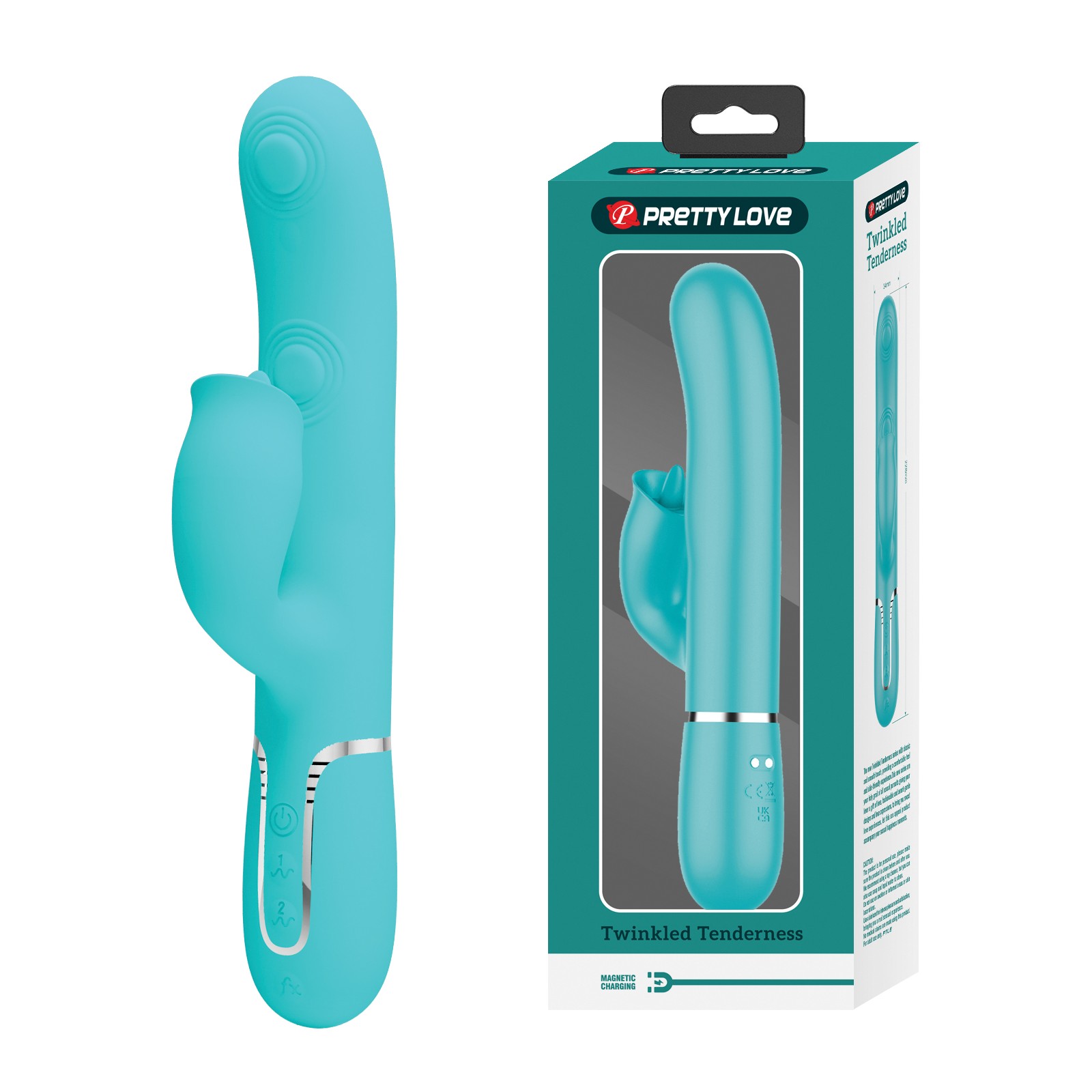 Pretty Love Gigi 3 in 1 Vibrator Aqua