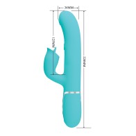 Vibrador Pretty Love Gigi 3 en 1 Aqua