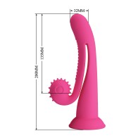 Pretty Love Romance Selma Snail Rabbit - Hot Pink