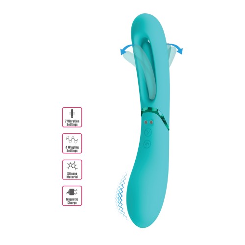 Pretty Love Romance Lexie Vibrador Flapping Aqua