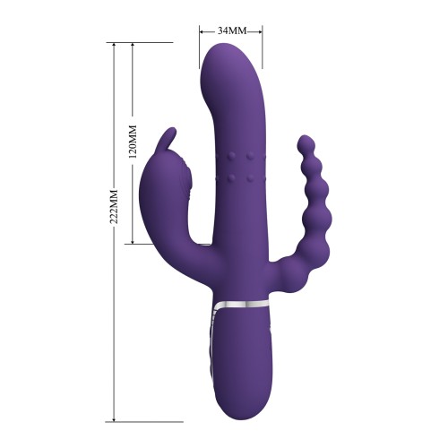 Pretty Love Cammy 4 in 1 Triple Vibrator