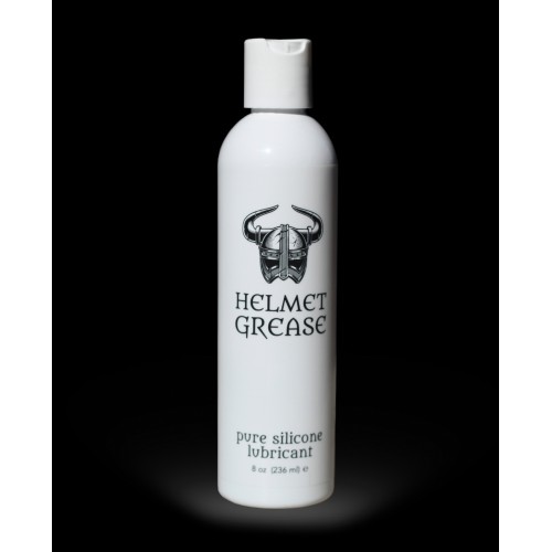 Helmet Grease Pure Silicone Lubricant 8 oz for Lasting Pleasure