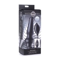 Plug Anal Inflable de Silicona Ass-Pand de Master Series - Negro