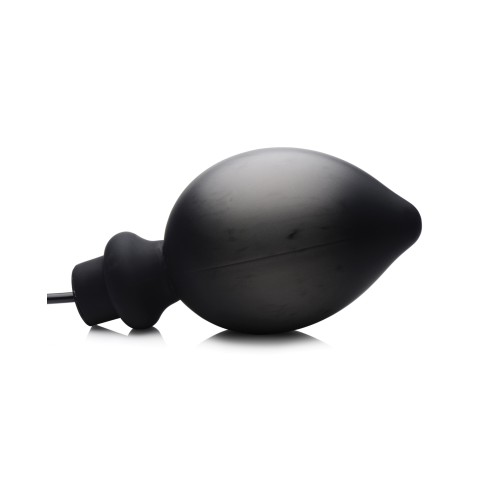 Master Series Ass-Pand Inflatable Silicone Plug - Black