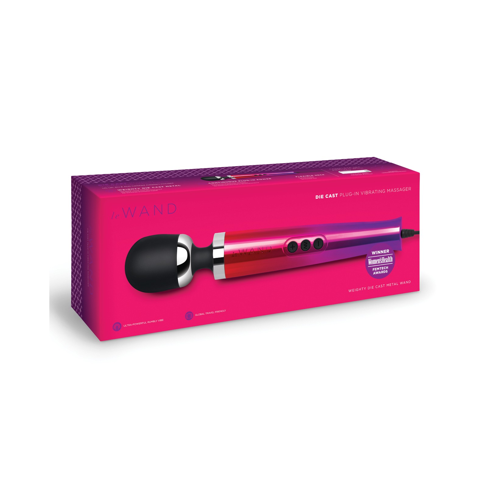 Le Wand Die Cast Plug-In Wand Massager - Ombre