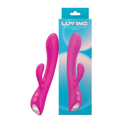 Luv Inc Double Thumping Rabbit Vibrator Pink